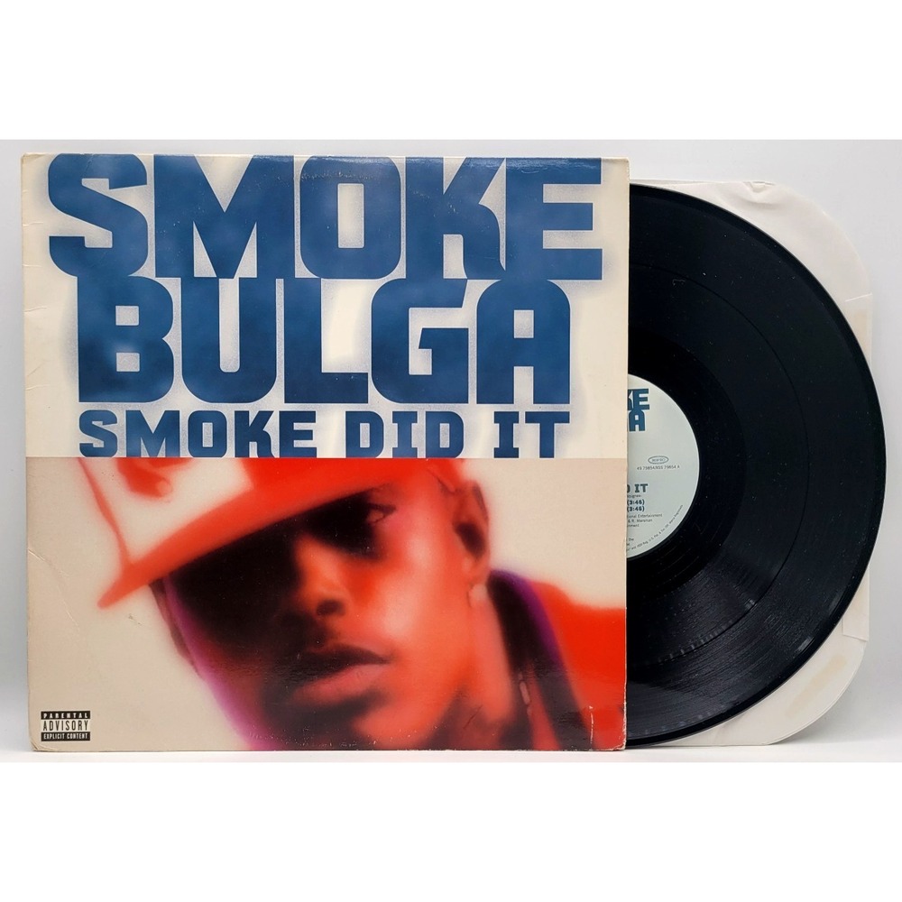 SMOKE BULGA - SMOKE DID IT - HIP HOP LP‎ SINGLE RECORD PROMO